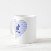 Pferd Lexingtons KY Kaffeetasse (Vorderseite Links)
