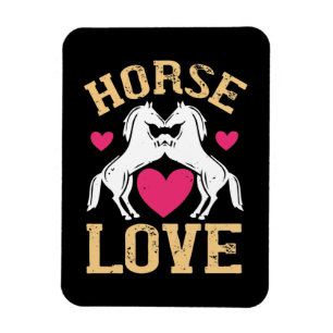 Pferd - Liebe Magnet