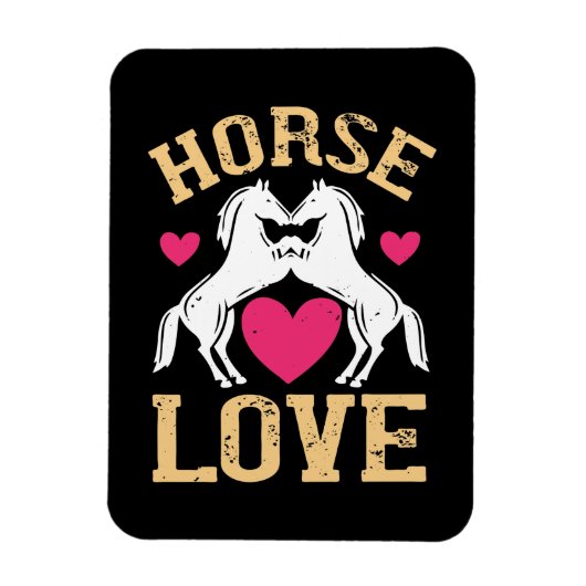 Pferd - Liebe Magnet (Vertikal)