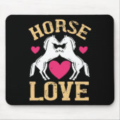 Pferd - Liebe Mousepad (Vorne)