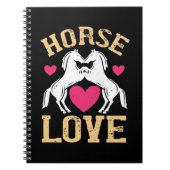 Pferd - Liebe Notizblock (Vorderseite)