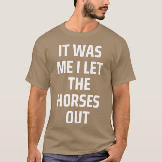 Pferd Liebe Pferde Papa Bauernhof Reitsport Vatert T-Shirt