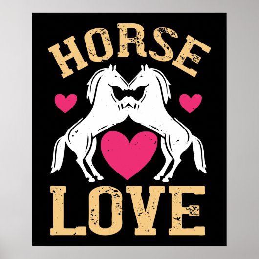 Pferd - Liebe Poster (Vorne)