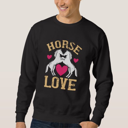 Pferd - Liebe Sweatshirt (Vorderseite)