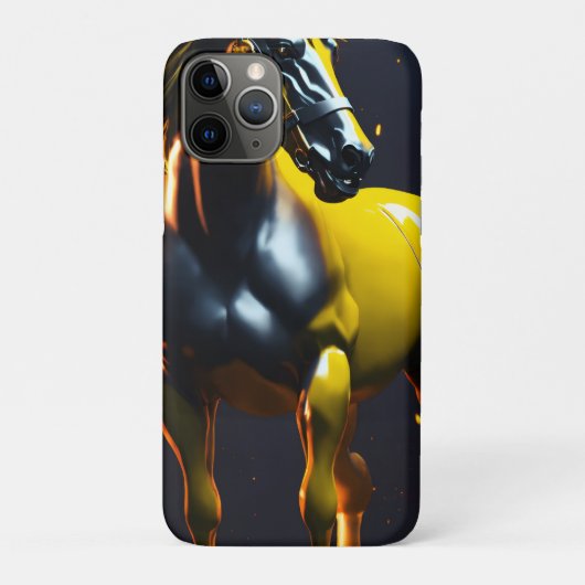 Pferd Logo iPhone 11 Barely There Case (Rückseite)
