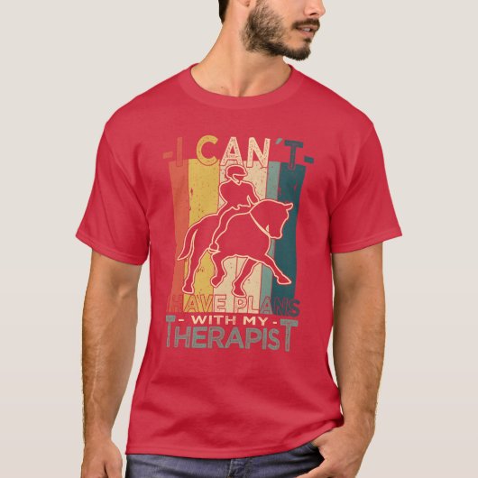 Pferd Lover Equistrian T-Shirt (Vorderseite)