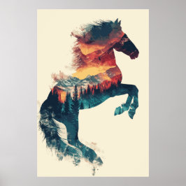 Pferd Lover Fotografy Art Poster