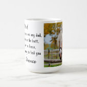 Pferd Lover Funny Reittier Custom Foto Kaffeetasse (Mittel)