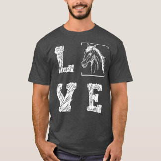 Pferd Lover Geschenk Reiten Sport Pferd T-Shirt