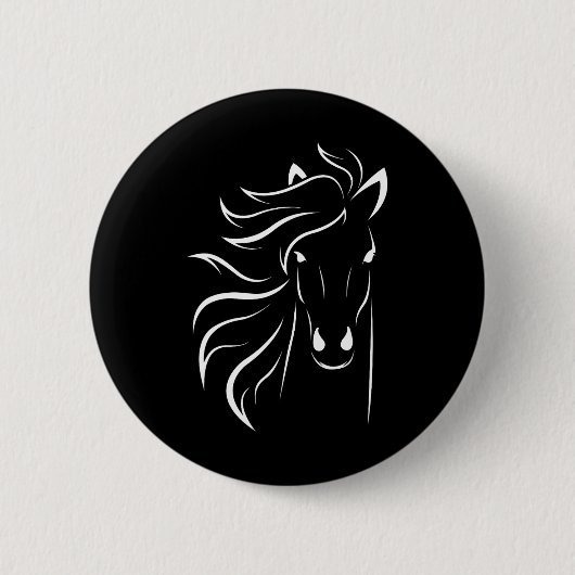 Pferd Lover Geschenke Womens Reittiere Männer Reit Button (Vorderseite)