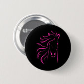 Pferd Lover Geschenke Womens Reittiere Männer Reit Button (Vorne & Hinten)