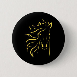 Pferd Lover Geschenke Womens Reittiere Männer Reit Button
