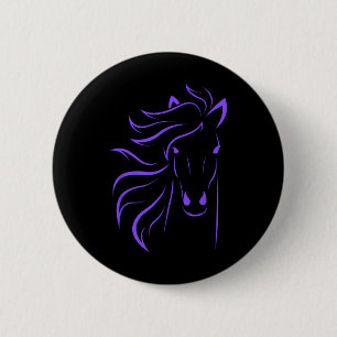 Pferd Lover Geschenke Womens Reittiere Männer Reit Button