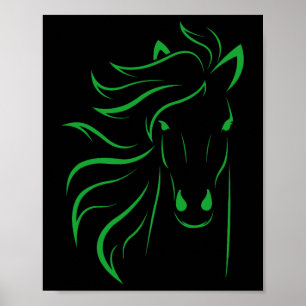 Pferd Lover Geschenke Womens Reittiere Männer Reit Poster