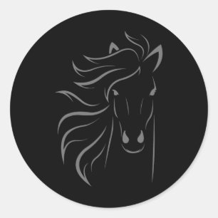 Pferd Lover Geschenke Womens Reittiere Männer Reit Runder Aufkleber