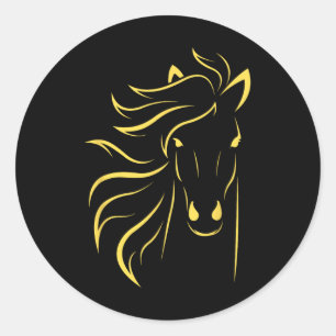 Pferd Lover Geschenke Womens Reittiere Männer Reit Runder Aufkleber