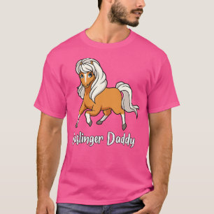 Pferd Lover Haflinger Daddy T-Shirt