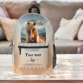 Pferd Lover Moderne Kunst Bedruckter Rucksack
