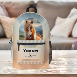 Pferd Lover Moderne Kunst Bedruckter Rucksack