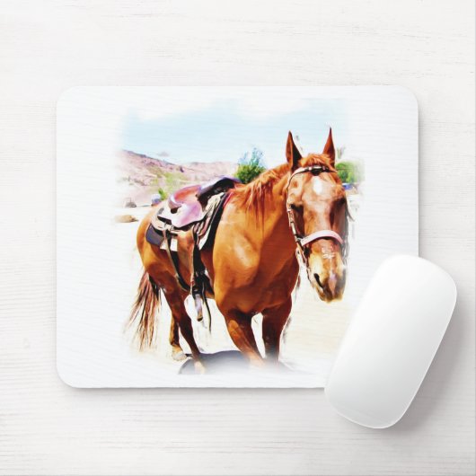 Pferd Lover_ Mousepad (Mit Mouse)