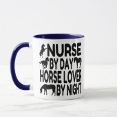 Pferd Lover Nurse Tasse (Links)