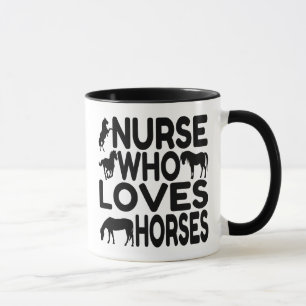 Pferd Lover Nurse Tasse