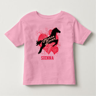 Pferd Lover Personalisiert Sienna Gewohntes Shirt