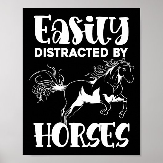 Pferd Lover Reitsport Reitsport Funny H Poster (Vorne)
