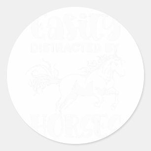 Pferd Lover Reitsport Reitsport Funny H Runder Aufkleber