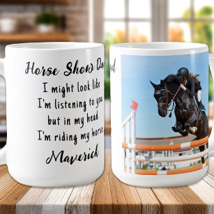 Pferd Lover Reittier Geschenk Funny Custom Foto Kaffeetasse