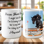 Pferd Lover Reittier Geschenk Funny Custom Foto Kaffeetasse