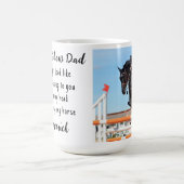 Pferd Lover Reittier Geschenk Funny Custom Foto Kaffeetasse (Mittel)