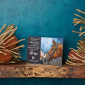 Pferd Lover Reittiere Foto der besten Freunde Keep Fotoplatte (Seite)