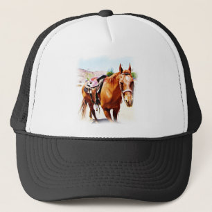 Pferd Lover_ Truckerkappe