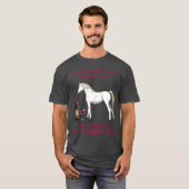 Pferd Lover Wine Lover Junge T-Shirt (Vorne ganz)