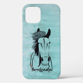 Pferd Lover's Apple IPhone 12 (Tough) Handy Case (Rückseite)