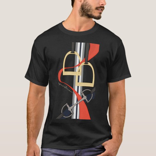 Pferd-Luxushorsetshirt T-Shirt (Vorderseite)