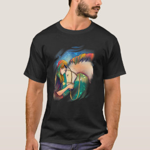 Pferd Mädchen Frauen Reiten Pferd Mädchen Colo T-Shirt