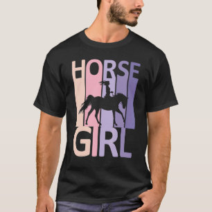 Pferd Mädchen Land Frau Mädchen Reiterin Reitsport T-Shirt