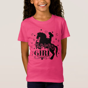 Pferd Mädchen T-Shirt