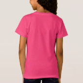 Pferd Mädchen T-Shirt (Rückseite)
