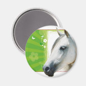 Pferd Magnet (Vorderseite/Rückseite)