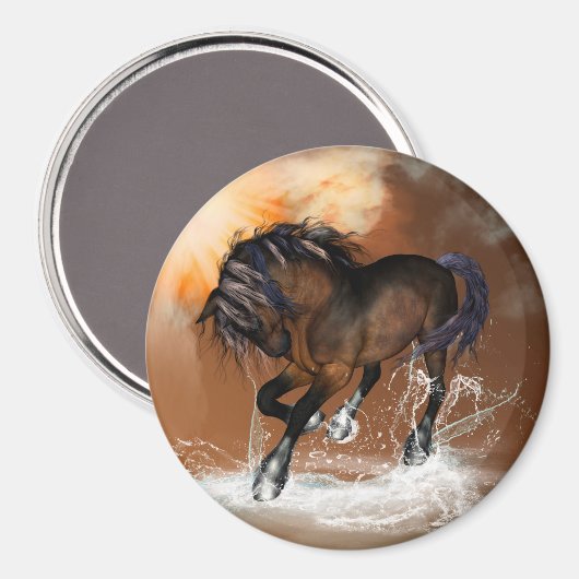 Pferd Magnet (Vorderseite/Rückseite)