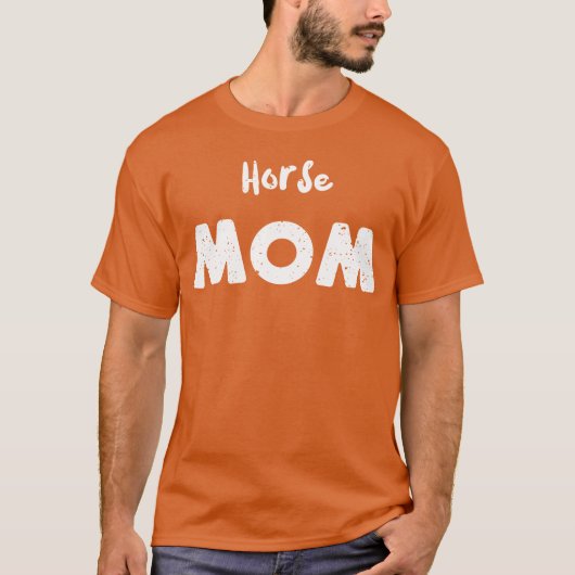 Pferd Mama T-Shirt (Vorderseite)