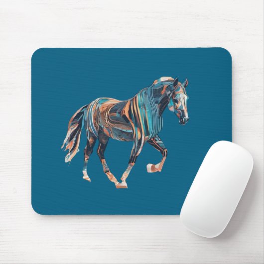Pferd-Mauspad Mousepad (Mit Mouse)