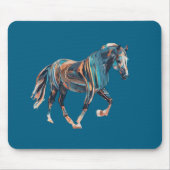 Pferd-Mauspad Mousepad (Vorne)