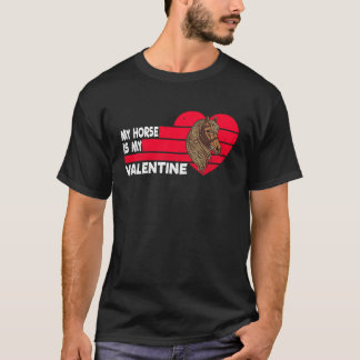 Pferd Mein Pferd ist mein Valentinstag Valentinst T-Shirt