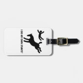 Pferd meine eigenen Bremsungen Gepäckanhänger (Vorderseite horizontal)