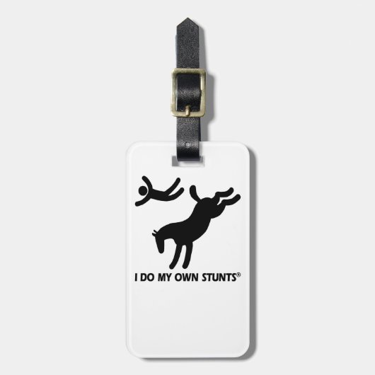 Pferd meine eigenen Bremsungen Gepäckanhänger (Vorderseite vertikal)