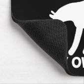 Pferd meine eigenen Bremsungen Mousepad (Ecke)